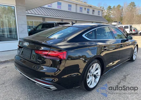 2022 Audi A5 Sportback Premium 40 Tfsi Quattro S Tronic z USA, uszkodzony, nr VIN WAUABCF56NA028502